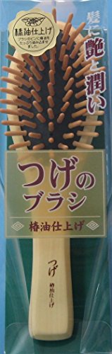 椿油 仕上げ つげ ブラシ 大 TB101L 4904695017786