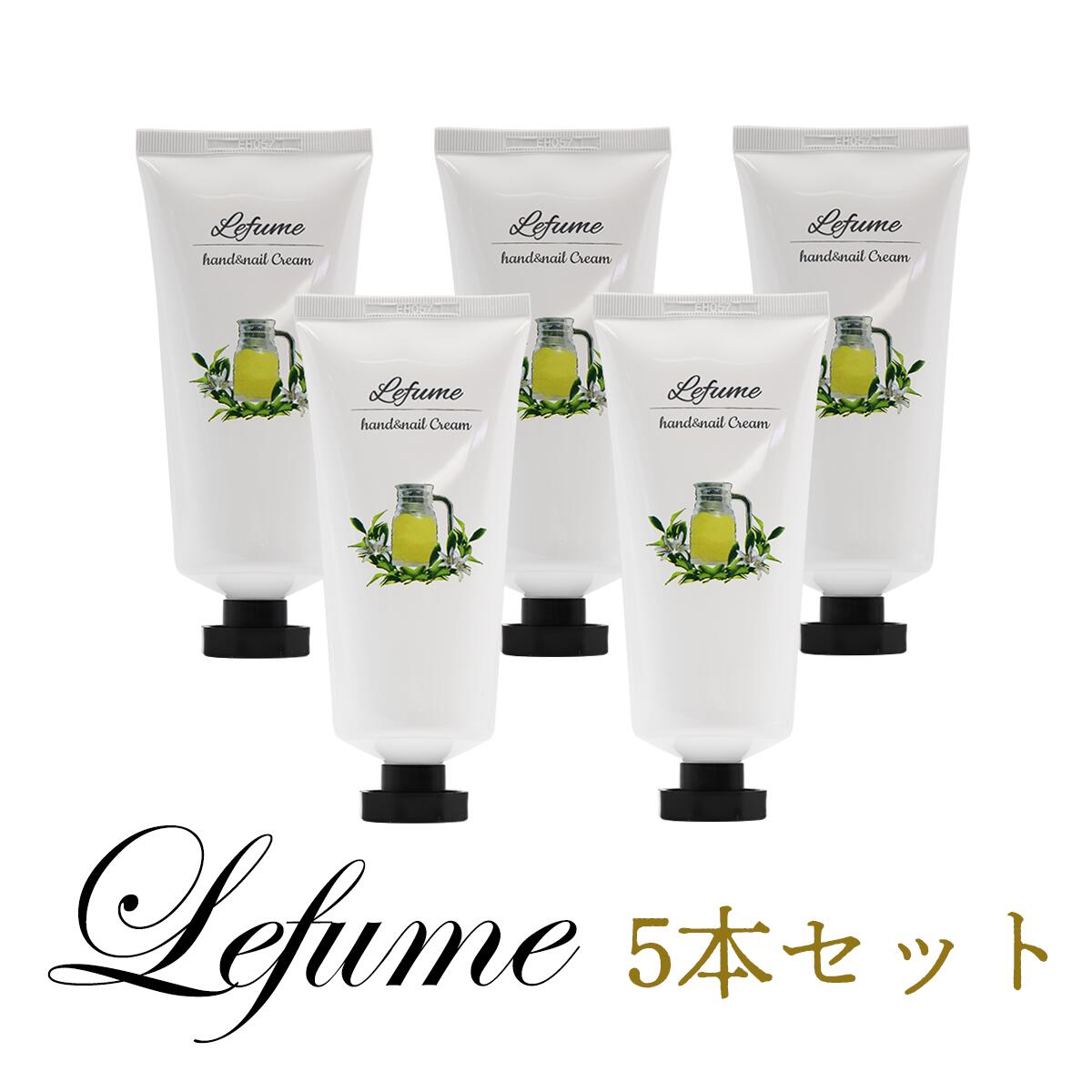 Lefume レフューム ハンド&ネイルクリーム 100ml 5本セット 4961534030207