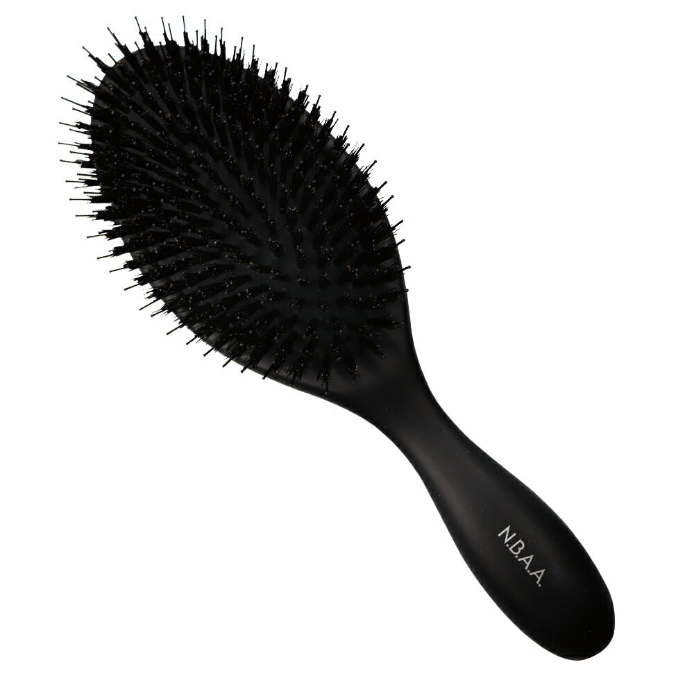 NBAA ブロークッションブラシ ウッド ブラック(大) NB-BC5 ヘアブラシ
