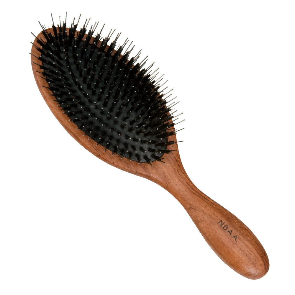NBAA ブロークッションブラシ ナチュラルウッド(大) NB-BC9 ヘアブラシ
