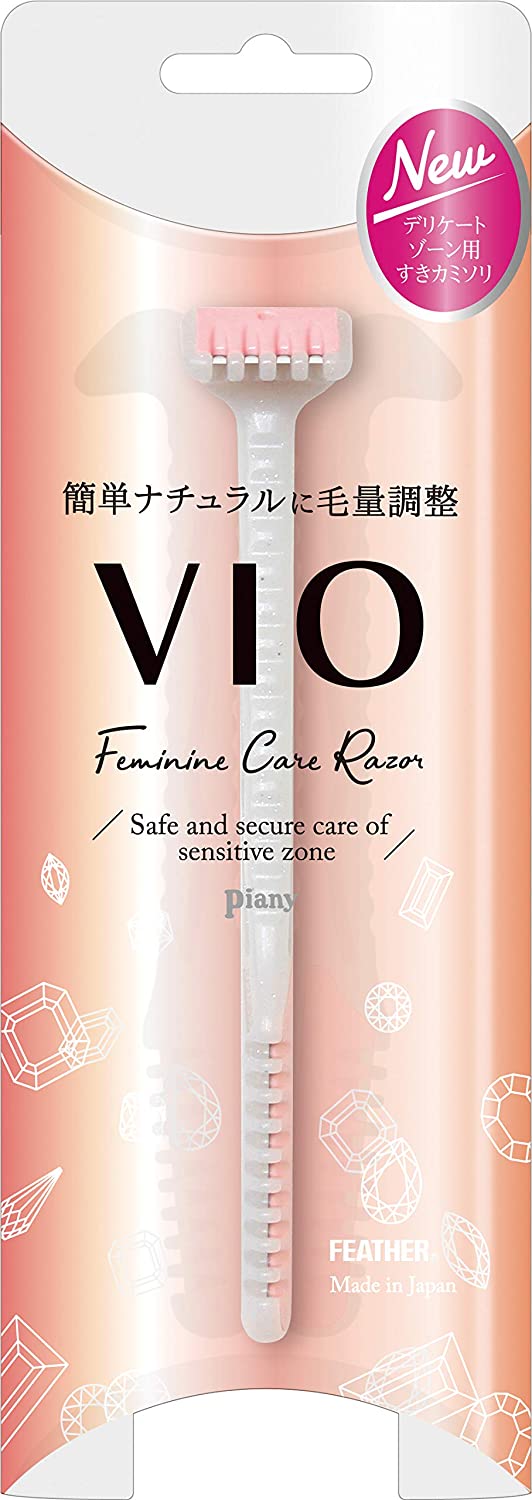 フェザー安全剃刀 ピアニィ VIO デリケートゾーン用 1個 4902470464039