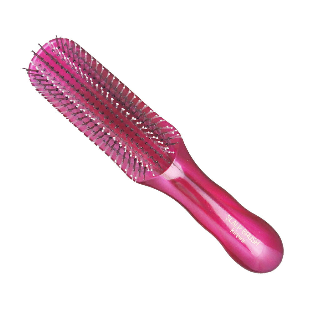 大阪ブラシ スカルプブラシ キレイニ ソフト ヘアブラシ ピンク