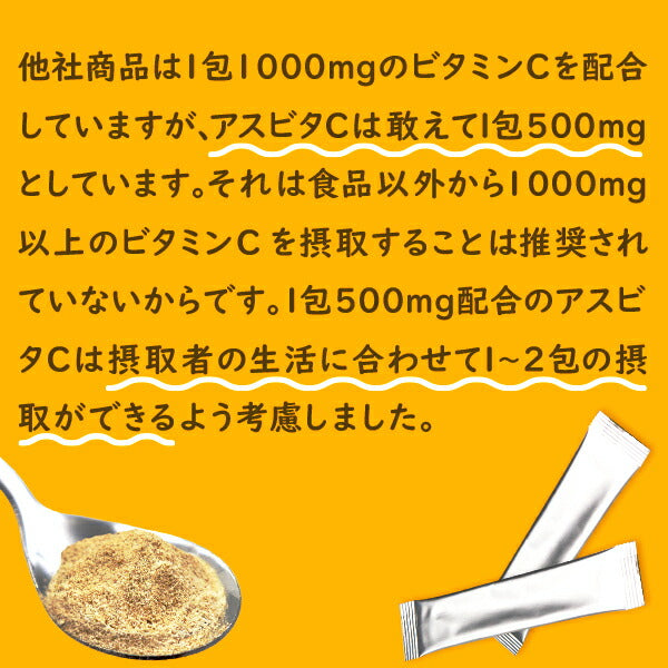 AesVitaC アスビタC リポソーム 高濃度ビタミンC 500mg  30包×2個セット 2992030000014