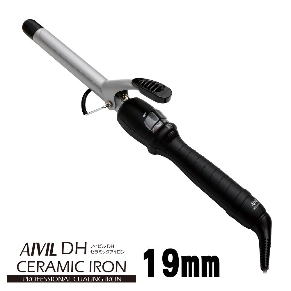 AIVIL アイビル  DHセラミックアイロン 19mm 4989550500276