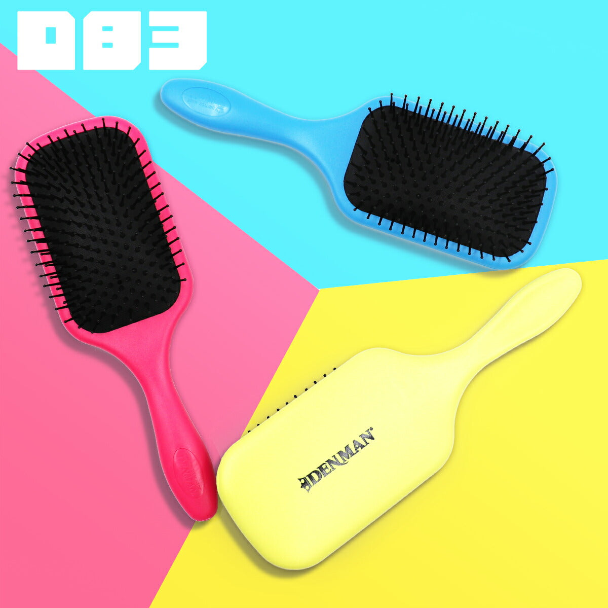 デンマン パドル ブラシ D83 ピンク 738623012963