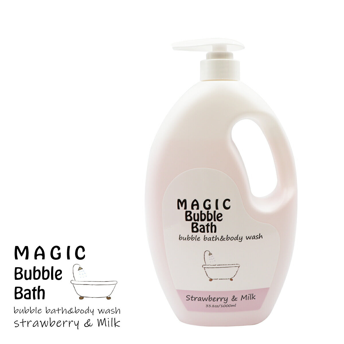 MAGIC Bubble Bath マジックバブルバス ストロベリー＆ミルクの香り 4934795380459