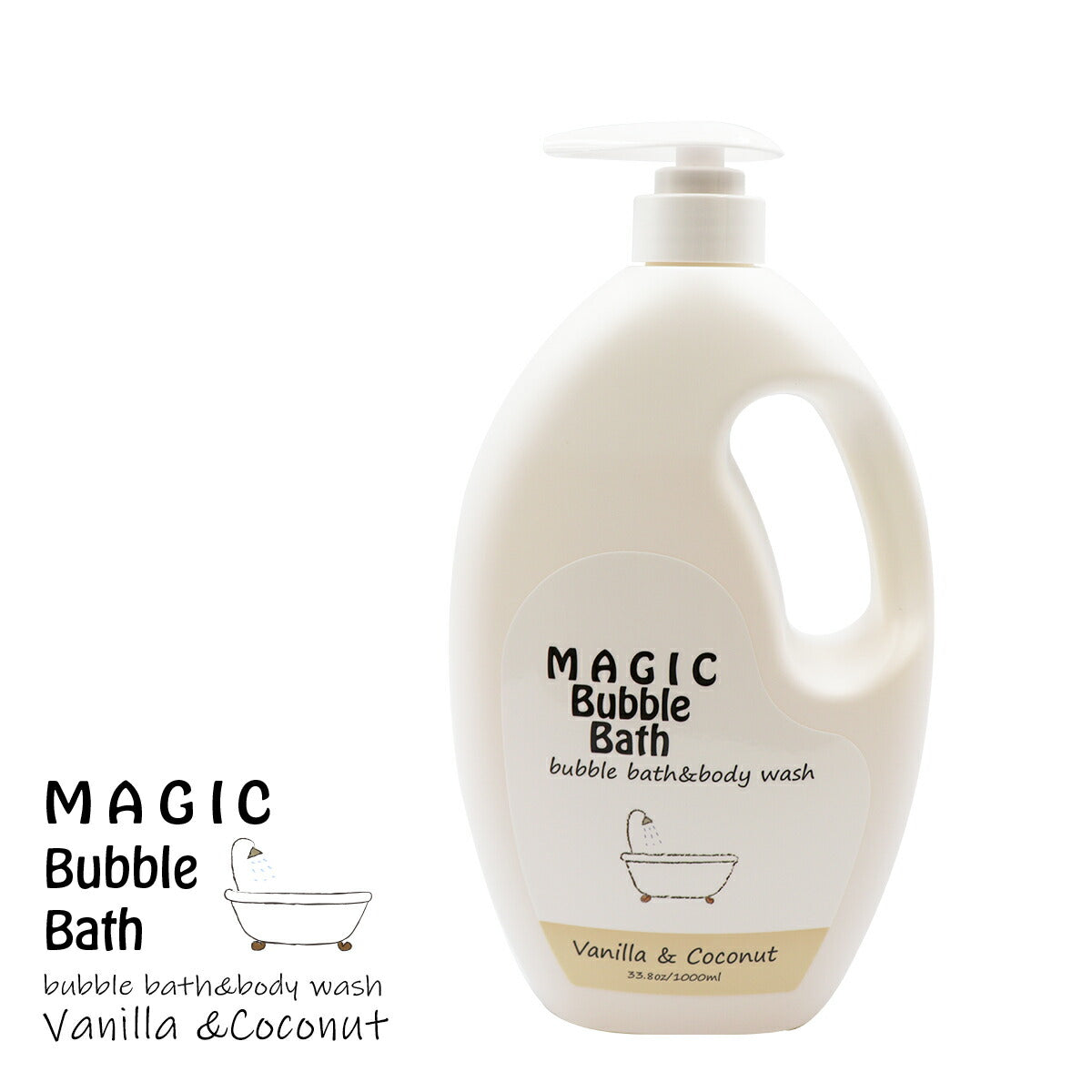 MAGIC Bubble Bath マジックバブルバス バニラ&ココナッツの香り 4934795380442