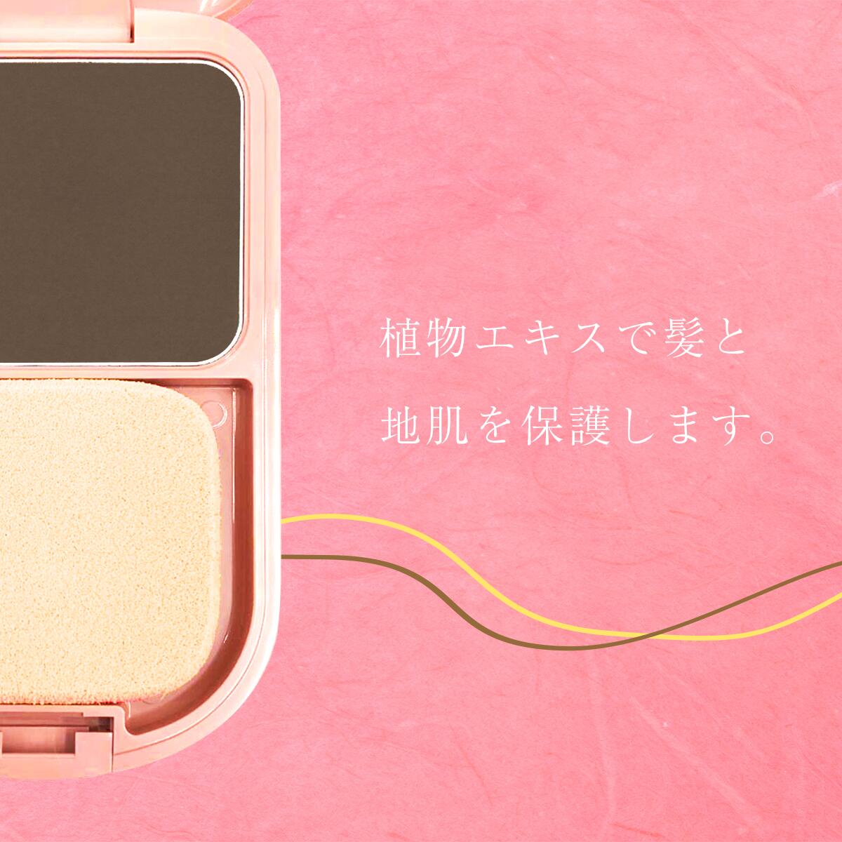 彩 ヘアファンデーション ダークブラウン 13g 4958181027124